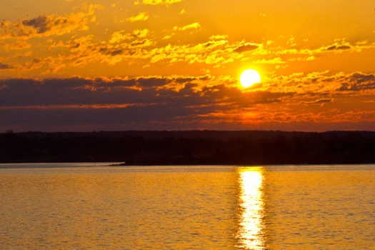 print a poster - Sunset Water Clouds Reflection - yellowpoppyedited1.tif