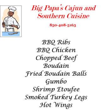 print a poster - Big Papa's Cajon And Southern Cuisine - Big_Papa__Poster1.tif