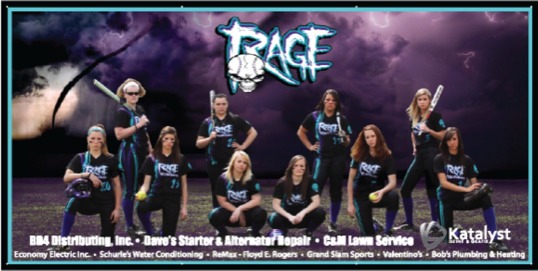 picture poster size - Rage Baseball Team Photo - RageSoftball.bmp