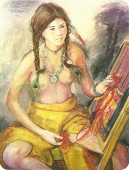 poster - Girl Painting Wooden Chair - Poster0000.jpg