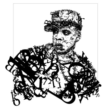 poster brain - Man Drawing Made Of Letters - JAY_Z.jpg
