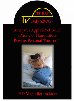 posterbrain - Hd Magnifier Tv Hat - Insertfront.jpg