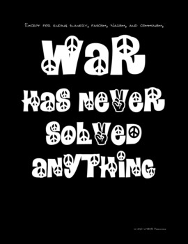 print a poster - War Has Never Solved Anything - War.tif