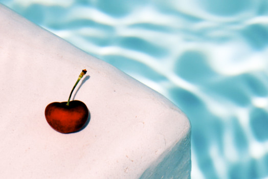 turn pictures into posters - Cherry Fruit - cherry_in_pool_1.jpg
