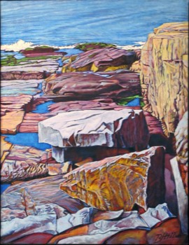 print a poster - Painting Of Rocks - Morning_Rox_(2).jpg