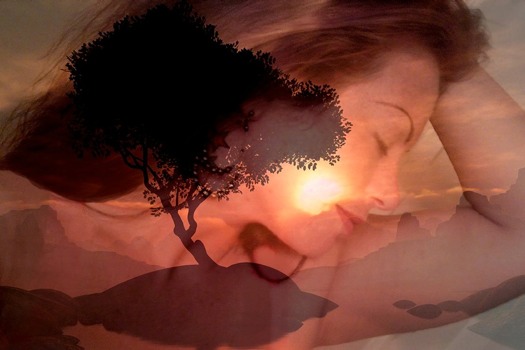 print a poster - Photograph Of Woman With Tree - Naked_Oasis-24x36.jpg