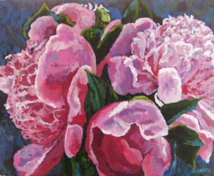 photos - Pink Flowers Painting - PinkPeonies12x30.jpg