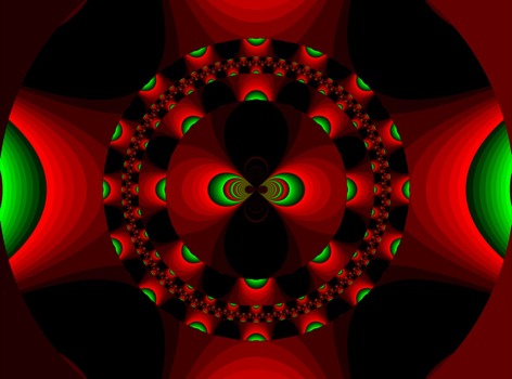print a poster - Abstract Design Red Green - Mandelaconverted.tiff