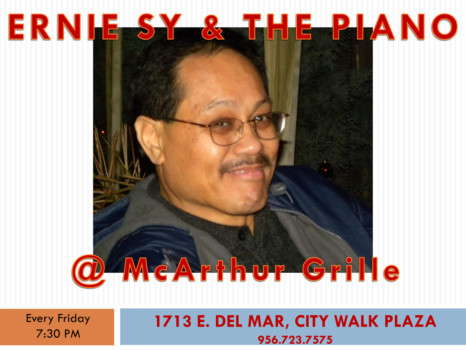 poster - Ernie Sy & The Piano @mcarthur Grille - Ernie_1.tif