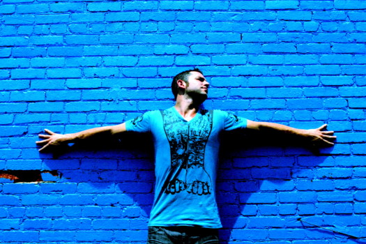 print a poster - Men's Blue T-shirt - IMG_3990.jpg