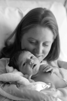 print a poster - Woman Holding Infant - Christian_w_Mommy_BW_1.jpg