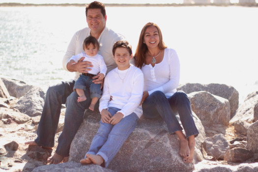 posterbrain - Family On Rocks At Lake - fam1_1.jpg