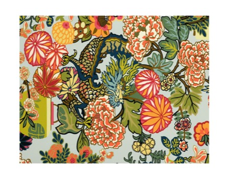 print a poster - Chinese Dragon And Orange Flowers - dragon.gif