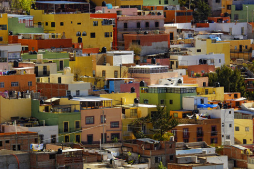 poster - Bright Colored Houses - colourful_mexican_house_facades_is_nothi.jpg