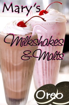 poster - Milkshakes And Malts Drinking Glasses - MilkshakesworeoOutdoorsandwich.tif