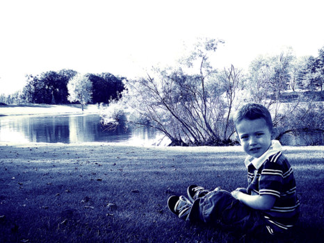 poster - Young Boy By Lake - DSCN4172.jpg