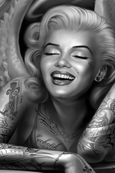 print a poster - Marilyn Monroe Drawing - BIGBITCH.jpg