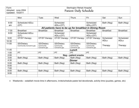 print a poster -  - Backupofpatientdailyschedule.pdf