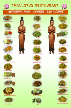 print posters online - Thai Lotus Restaurant - Food_Poster2.gif