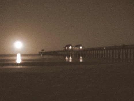print a poster -  - moonset_naples.jpg