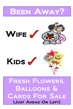 poster prints cheap - Flowers And Cards For Sale - Wife_kids.jpg