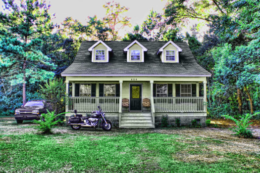 print a poster - House With Motorcycle And Car - Postwoman_homeclo.jpg
