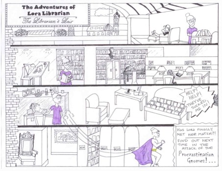 posterbrain -  - LoratheLibrarianfirstcomic.jpg