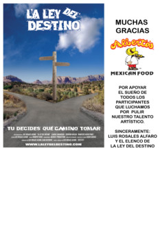print a poster - La Ley Dee Destino Poster - GRACIAS24X36_copy_1.tif