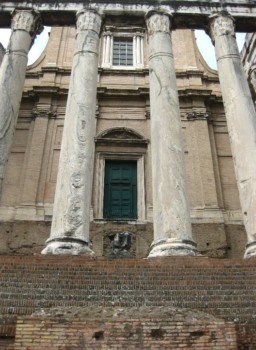 print a poster - Building Pillars - Green_door_and_columns.jpg
