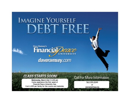 print a poster - Imagine Yourself Debt Free Financial Peace University - fpu_inside_poster.jpg