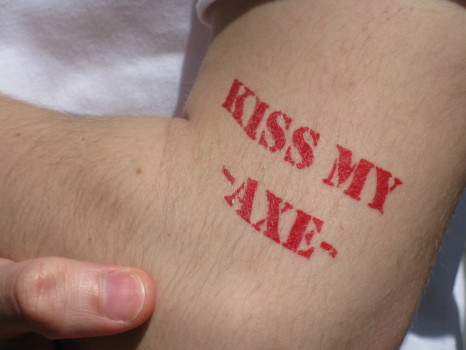posters of photos - Kiss My Axe Tattoo - IMG_2506.jpg