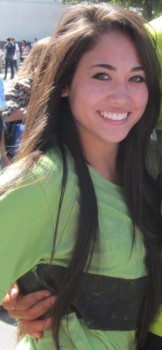 how to blow up picture - Women's Green Top - greengoblin_1.jpg