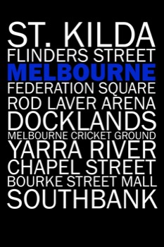 custom posters - Melbourne Poster - melbourne.tif
