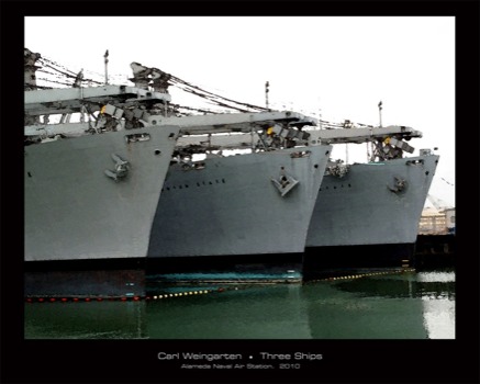 print a poster - Carl Weingarten Three Ships - 3Ships_24x30.tif