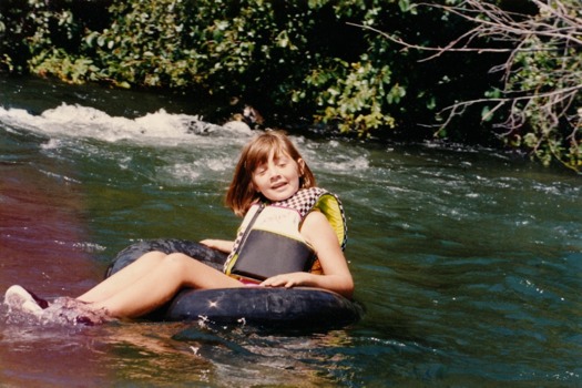 poster - Girls River Swimming Floater - 90MeganWArivertubing.jpg