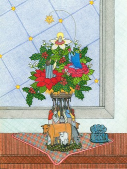 poster printing online - Drawing Flower Vase Window Wood Table - PosterArt.jpg