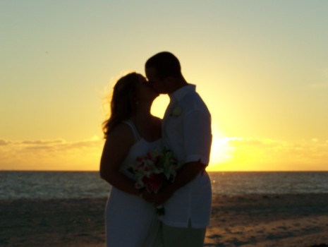custom posters - Beach Wedding - Sunset_Kiss.jpg