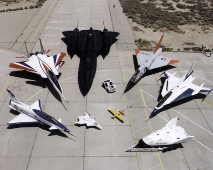 printing - Model Jet Planes - NASAplanesgroupshot.jpg