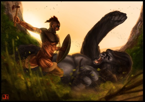 print a poster - Godzilla Animated - Battle_of_the_Century_by_Sharp.png