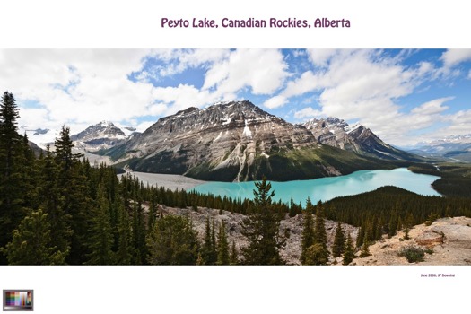 print a poster - Peyto Lake Canadian Rockies Alberta - 110319PeytoLakePanoPoster24X36.jpg