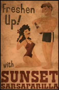 print a poster - Freshen Up With Sunset Sarsaparilla - 2-sunset.jpg