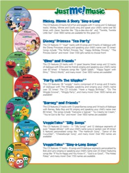 24 - Just Me Music Mickey Minnie Disney Elmo Barney Veggie Tales - LargeProductFlyer24x32.jpg