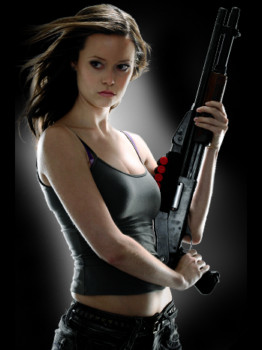 posterbrain - Black Tank Top For Women - summer_glau_7_3.bmp