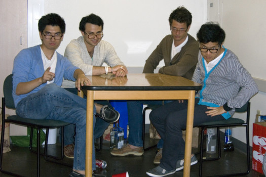 print a poster - Men Wearing Glasses At Table - Family_Kitchen_Photo.jpg