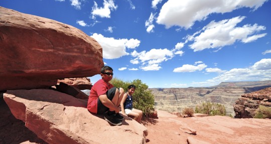 poster size photos - Rocky Landscape - Karan__Bela_at_West_Rim.jpg