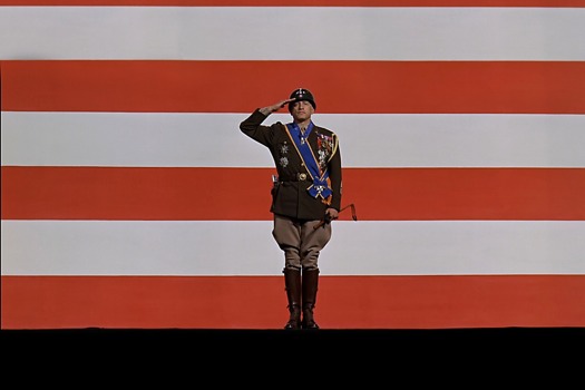 poster - Flag Soldier Military Uniform Salute - PATTON.jpg