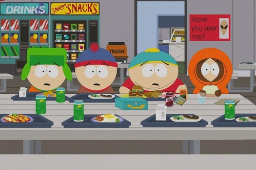 poster - Cartoon Cafeteria Trays Boys - SOUTHPARK.jpg