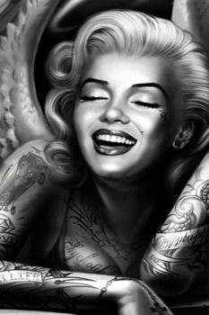 print a poster - Marilyn Monroe Drawing - biggirl21.png