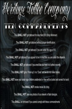 print a poster - Heritage Tattoo Company - Commandments.jpg