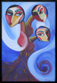 print a poster - Abstract Painting - tre_hermanas.tif